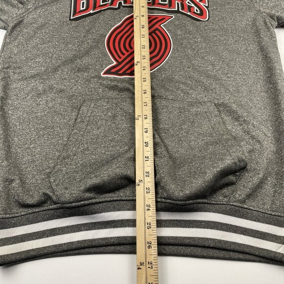 UNK Portland Trail Blazers Hoodie Men’s M Gray NBA Basketball - Picture 5 of 9